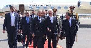 PM Shehbaz reaches Iran as part of four countries tour