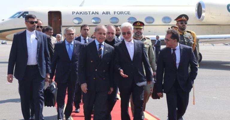 PM Shehbaz reaches Iran as part of four countries tour