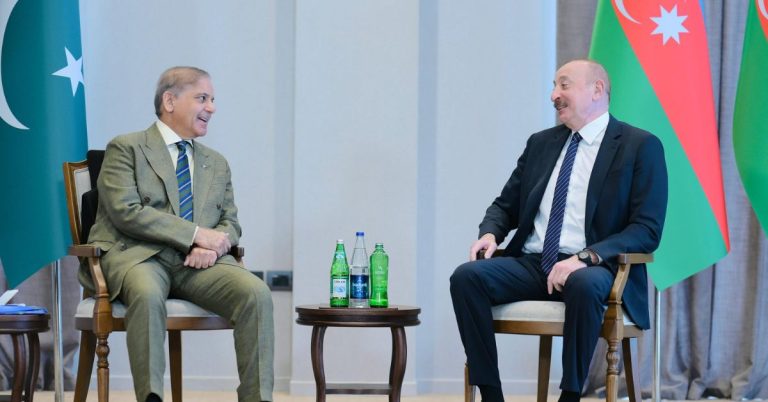 PM Sharif President Aliyev vows to boost regional stability mutual prosperity