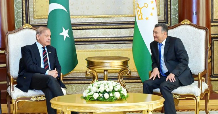 PM Shehbaz arrives in Tajikistan for bilateral meetings