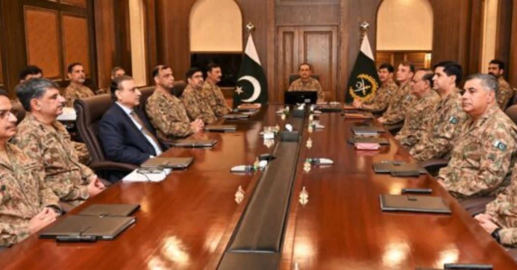 FM Asim Munir presided over the 275th Corps Commanders’ Conference