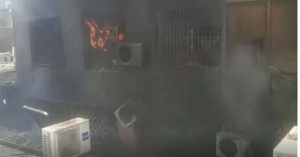 several govt buildings set on fire by unknown armed men in Kalat