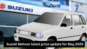 Suzuki Mehran latest price update for May 2025