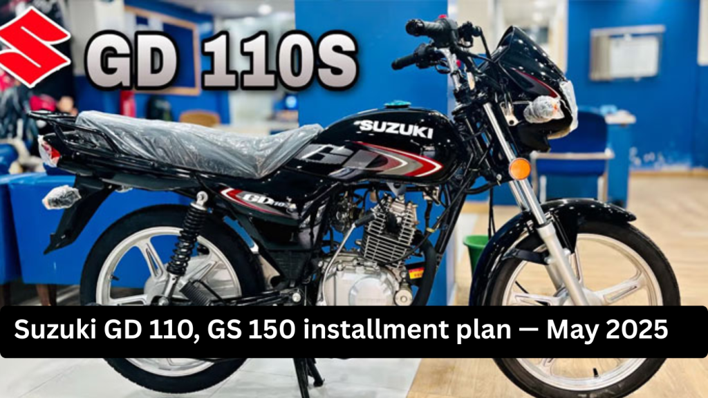 Suzuki GD 110, GS 150 two-year installment plan update — May 2025