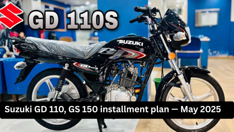 Suzuki GD 110, GS 150 two-year installment plan update — May 2025