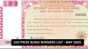 100 prize bond draw #50 May 2025 today: Results, winners list update