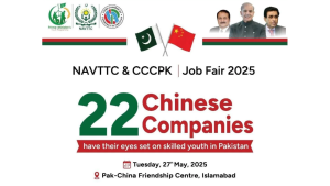 China Job Fair 2025 kicks in Islamabad, 22 Chinese companies to offer 500 jobs