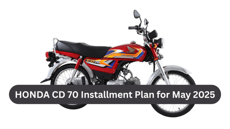 Honda CD 70, CG 125, Pridor, CB 150 Installment update — May 2025