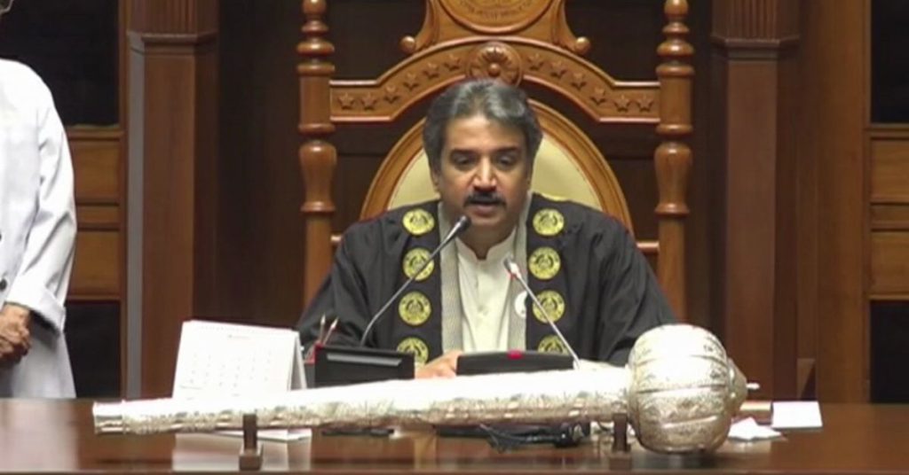 Acting Governor Sindh Awais Qadir Shah