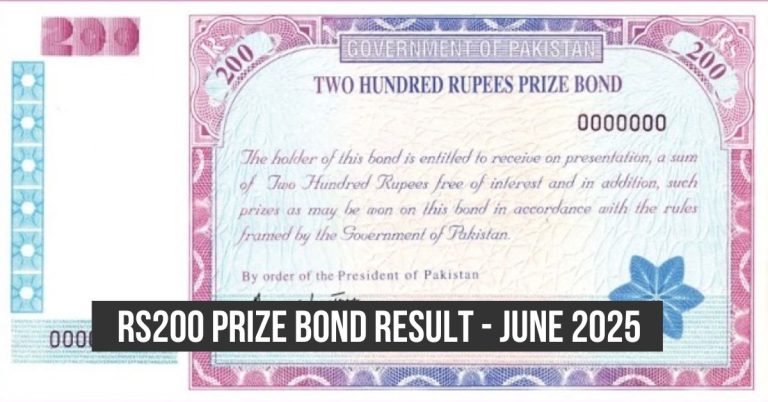 Rs200 Prize Bond Draw No.106: Online result, check winners list