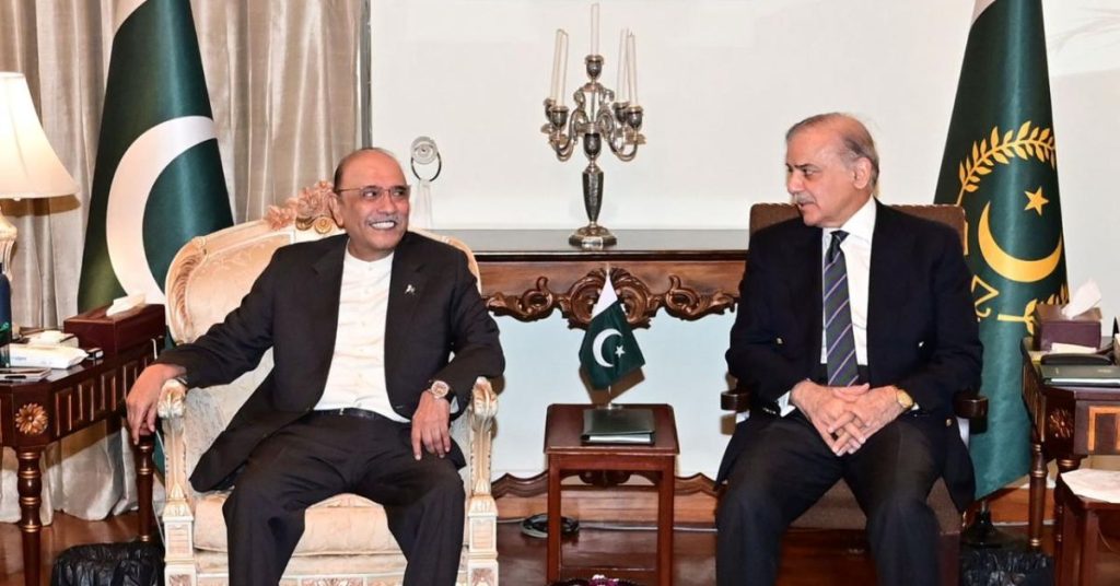 PM Shehbaz Sharif briefs Asif Ali Zardari on US-Iran talks