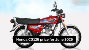 Honda CG125 price for June 2025