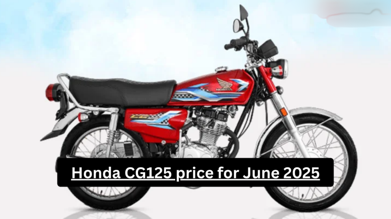 Honda CG125 price for June 2025