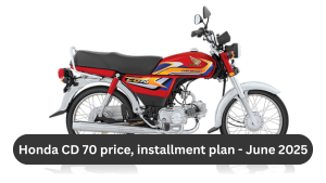 Honda CD 70 price, installment plan in Pakistan for June 2025
