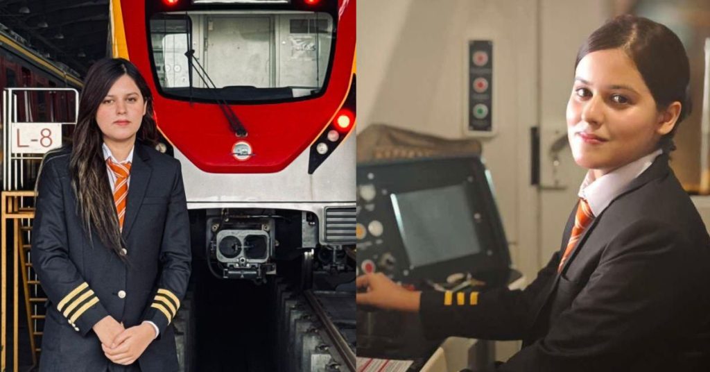 Orange Line Metro Train Lahore female driver
