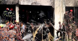 Bangladesh Air Force aircraft crashes