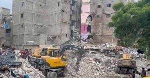 Rescue operation completes at collapsed building in Karachi