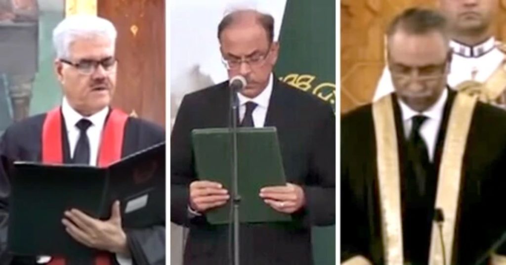 Chief Justices of IHC PHC SHC take oath in dignified ceremonies