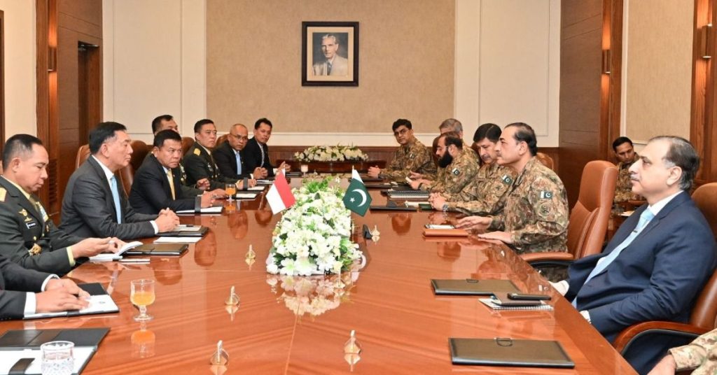 COAS, Indonesian defence minister vow to strengthen security ties