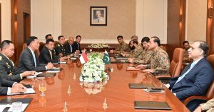 COAS, Indonesian defence minister vow to strengthen security ties