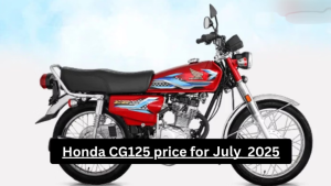 Honda CG125 latest price, two-year installment plan for July 2025
