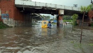 Heavy rains flood Islamabad, car swept away in Saidpur River