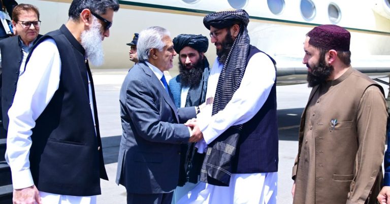 Ishaq Dar in Kabul