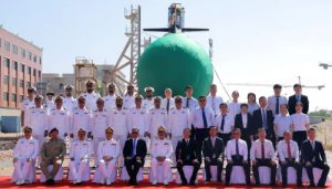 Pakistan Navy launches third Hangor-class submarine in China