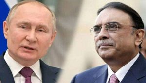 Russian President Putin offers condolences to Zardari over flood losses in KP