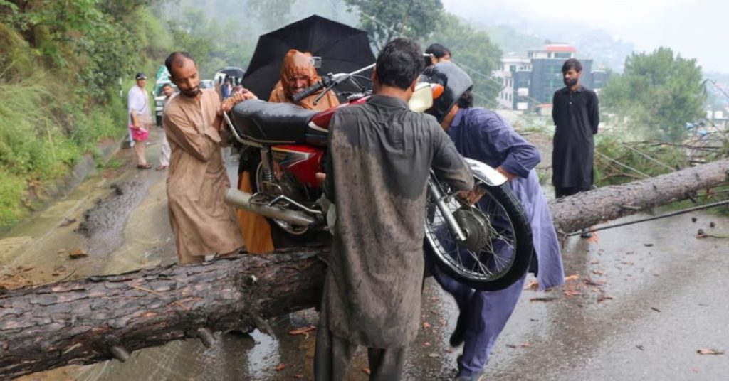 Azad Kashmir rain