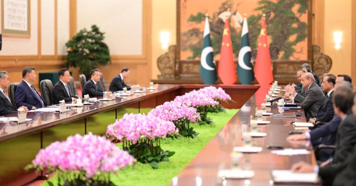 President Xi meeting Shehbaz Sharif