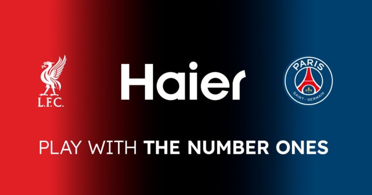 Haier signs new partnerships in world of football with Liverpool Football Club and Paris Saint-Germain