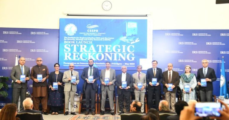 IRS, CSSPR unveil major work on regional deterrence and escalation