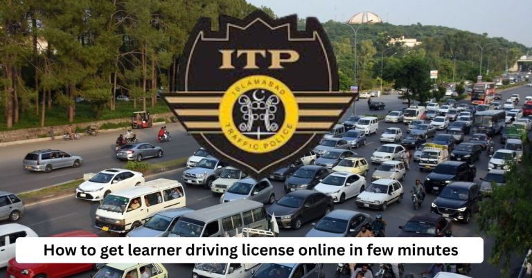 Learner driving license online