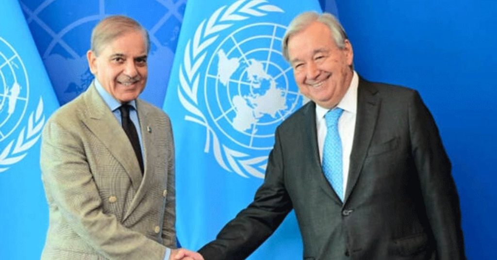 PM Shehbaz meets UN chief