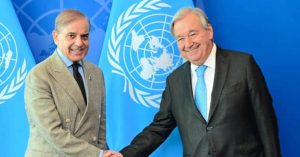 PM Shehbaz meets UN chief