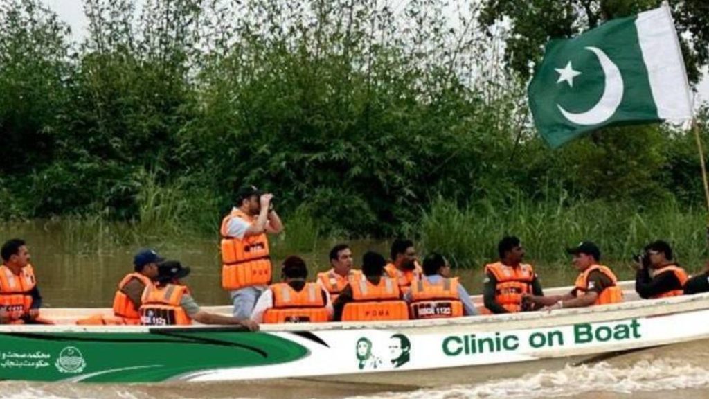 CM Maryam launches 'Clinic on Boats' for flood affected areas