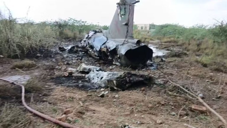 PAF jet crashes during training flight in Sargodha