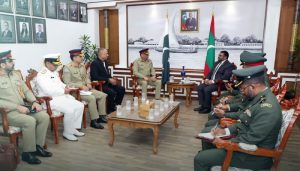 Gen Sahir Shamshad Mirza holds major defence talks in Maldives