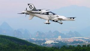 China unveils pilotless flying taxi for urban travel