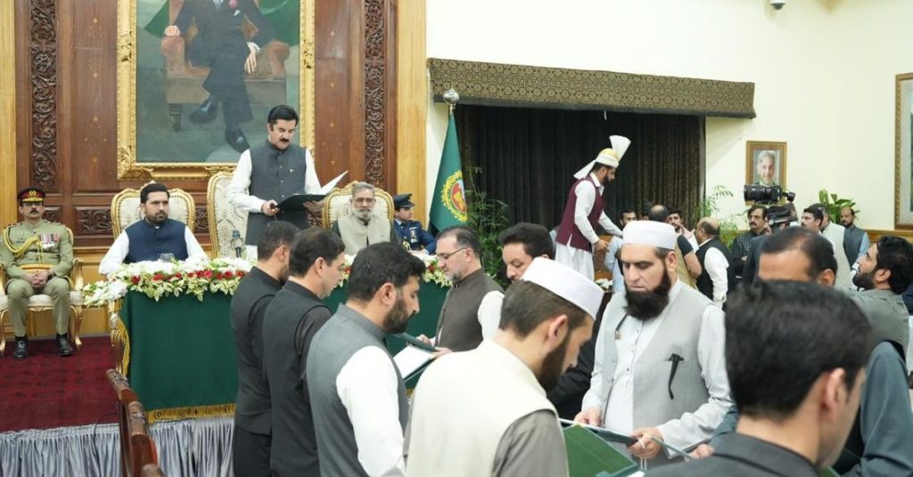 KP cabinet portfolios