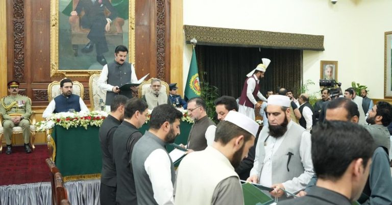 KP cabinet portfolios