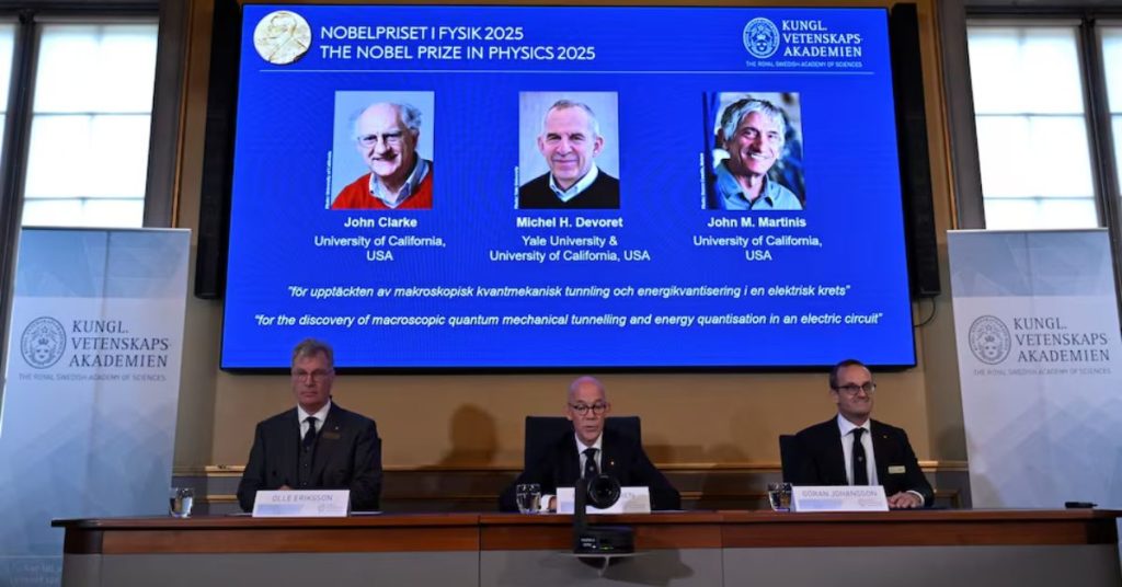 Nobel physics prize quantum mechanics