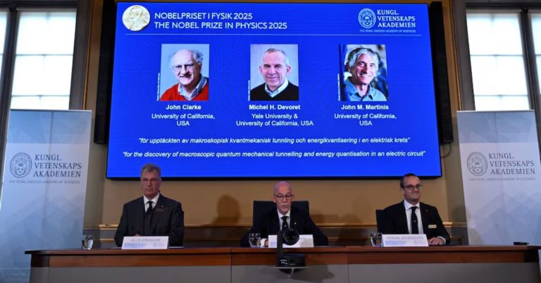 Nobel physics prize quantum mechanics