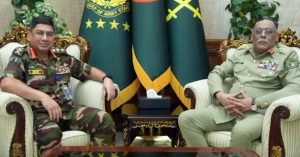 General Sahir Shamshad meets Bangladesh Army Chief, vows to deepen defense ties