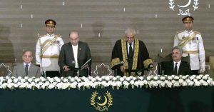 Justice Aminuddin Khan sworn in as first Chief Justice of FCC