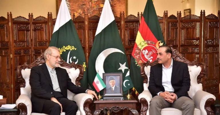 Iran’s SNSC Secretary Ali Larijani holds meeting with Field Marshal Asim Munir: ISPR