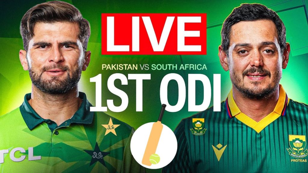 Pakistan VS South Africa first ODI: Check LIVE updates