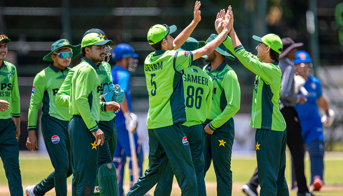 Pak U19 vs Zim U19: Pakistan rout Zimbabwe in final group match