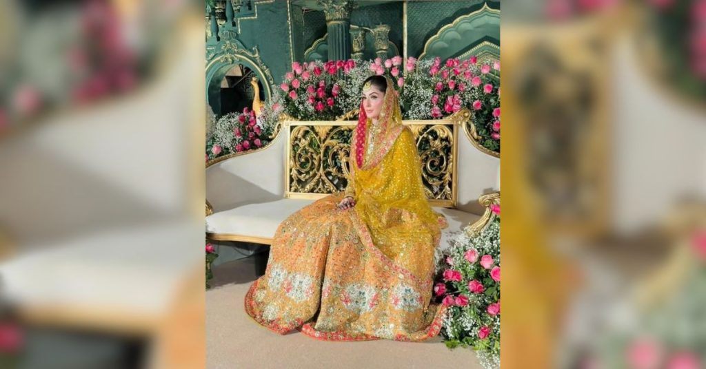 Maryam Nawaz’s traditional look steals show at Junaid Safdar’s mehndi